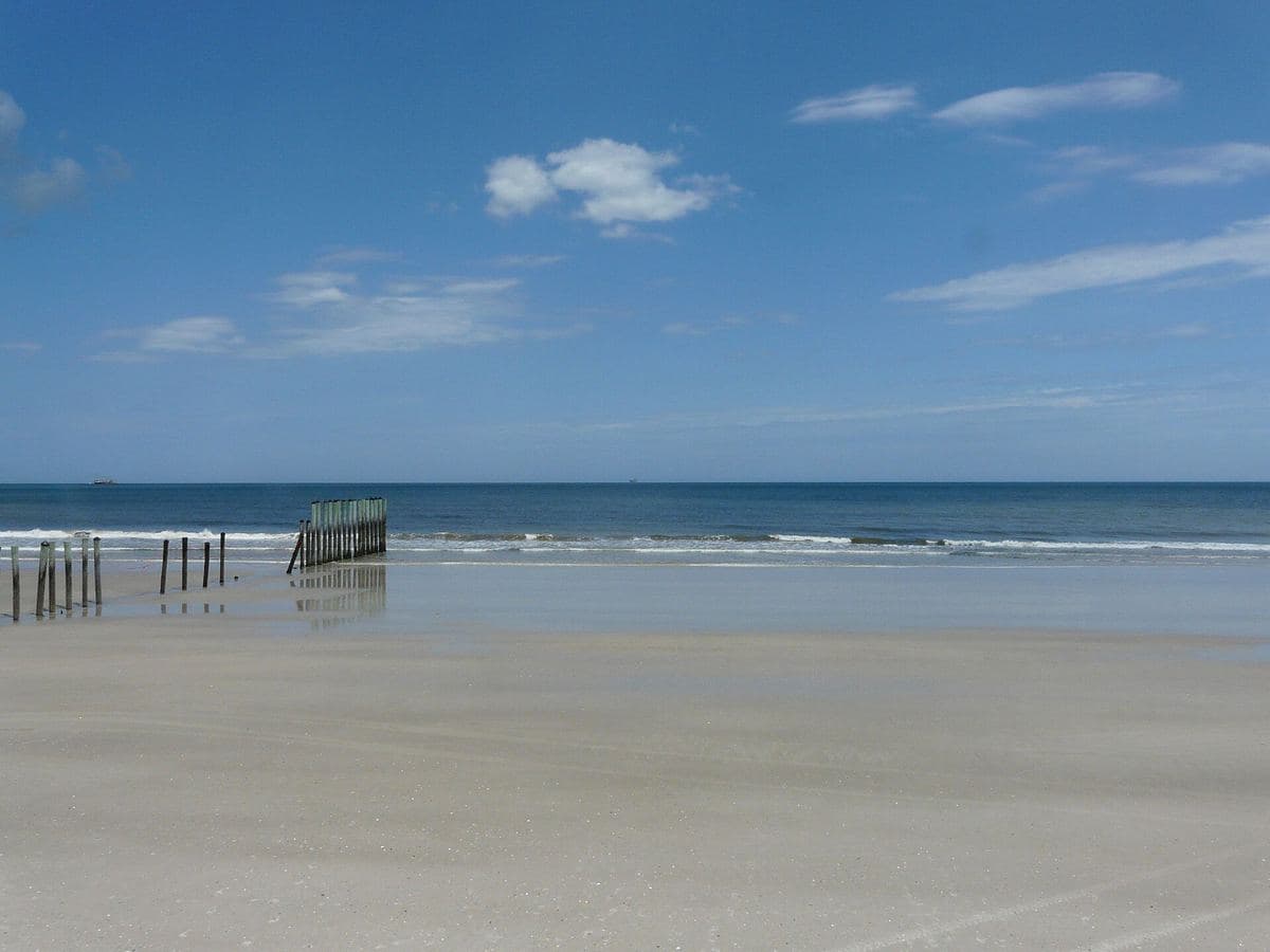 Beach at Hanna Park near Mayport, Florida